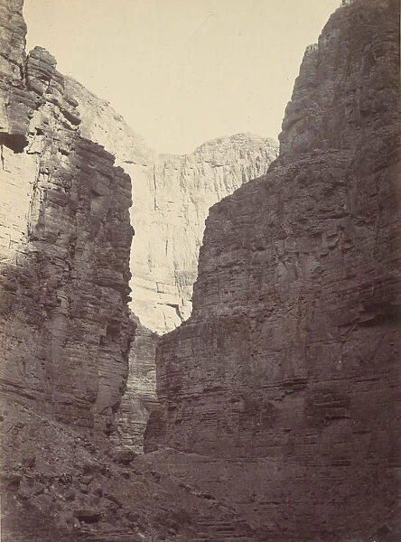 Limestone Walls, Kanab Wash, Colorado River, 1872. Creator: William H. Bell