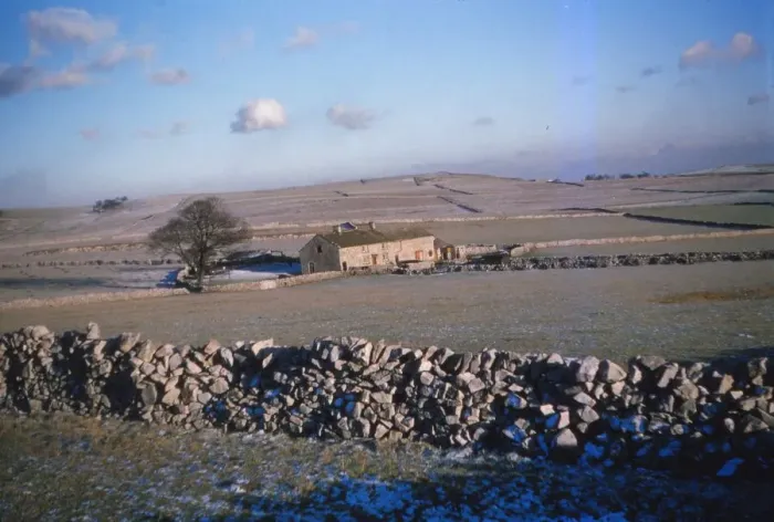 Framed Print : Limestone Walls in winter, Peak District, Derbyshire, 20th century. Artist: CM Dixon Framed Print : Limestone Walls in winter, Peak District, Derbyshire, 20th century. Artist: CM Dixon