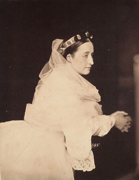 L'impératrice Eugénie en prière, 1856. Creator: Gustave Le Gray