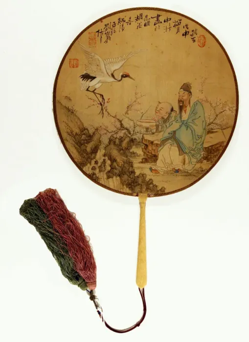 Framed Print : Lin Hejing Feeding a Crane in a Plum Grove, China, Qing dynasty (1644-1911), 1908 Framed Print : Lin Hejing Feeding a Crane in a Plum Grove, China, Qing dynasty (1644-1911), 1908