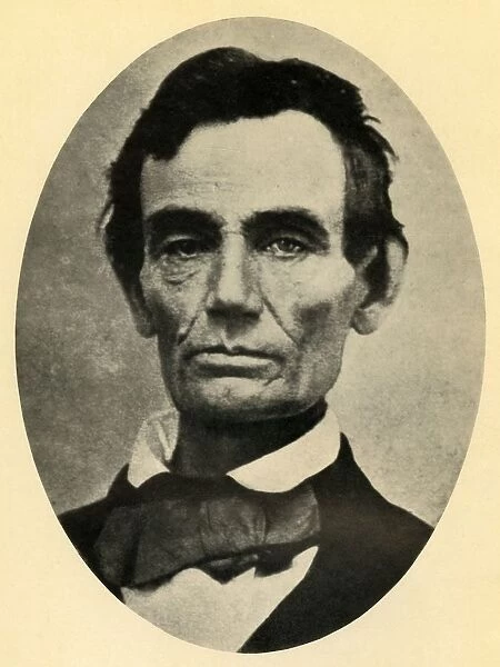 Lincoln, 1858, (1930). Creator: Unknown
