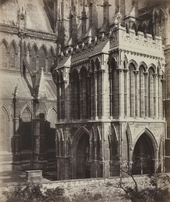 Framed Print : Lincoln Cathedral: The Galilee Porch, c. 1857. Creator: Roger Fenton (British, 1819-1869) Framed Print : Lincoln Cathedral: The Galilee Porch, c. 1857. Creator: Roger Fenton (British, 1819-1869)