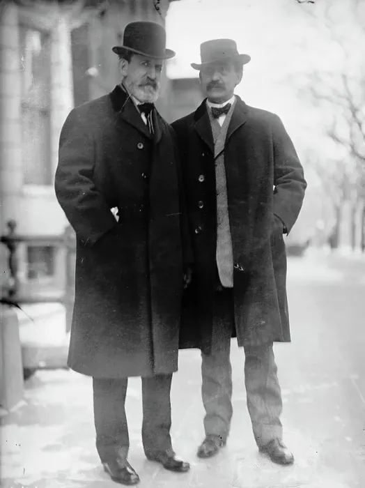 Framed Print : Lincoln Dixon, Rep. from Indiana, Right, with Senator Kern, 1911. Creator: Harris & Ewing. Lincoln Dixon, Rep. from Indiana, Right, with Senator Kern, 1911. Creator: Harris & Ewing Framed Print : Lincoln Dixon, Rep. from Indiana, Right, with Senator Kern, 1911. Creator: Harris & Ewing. Lincoln Dixon, Rep. from Indiana, Right, with Senator Kern, 1911. Creator: Harris & Ewing