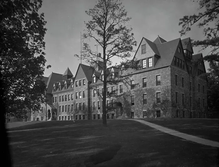 Framed Print : Lincoln Hall, Cornell University, c1900. Creator: Unknown Framed Print : Lincoln Hall, Cornell University, c1900. Creator: Unknown