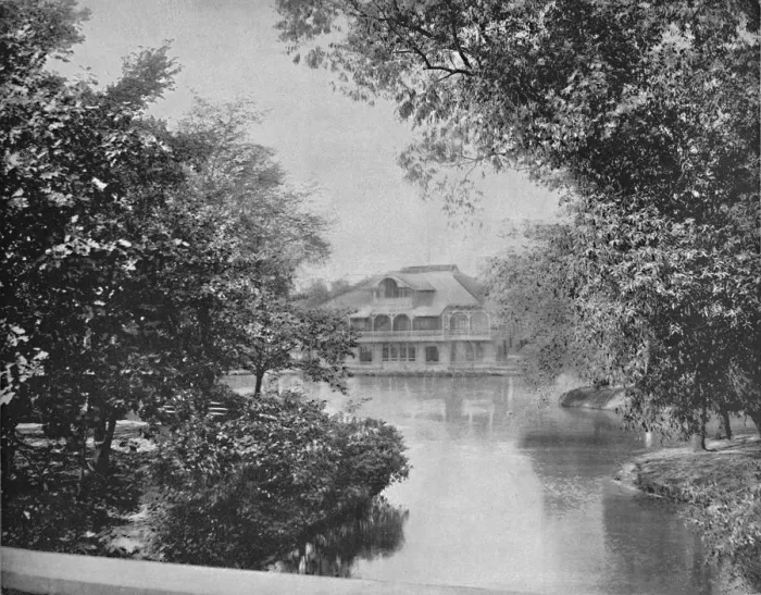 Framed Print : Lincoln Park, Chicago, c1897. Creator: Unknown Framed Print : Lincoln Park, Chicago, c1897. Creator: Unknown