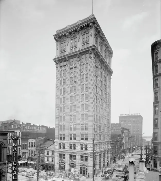 Framed Print : Lincoln Saving [sic] Bank, Louisville, Ky. between 1900 and 1910. Creator: Unknown