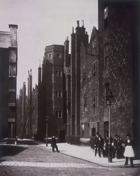 Framed Print : Lincolns Inn, Old Square, Holborn, London, 1867. Artist: Henry Dixon Framed Print : Lincolns Inn, Old Square, Holborn, London, 1867. Artist: Henry Dixon