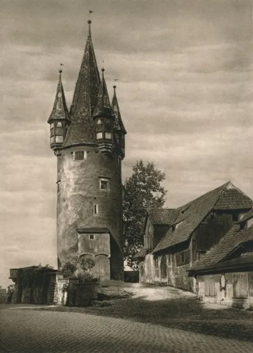 Framed Print : Lindau im Bodensee - Diebsturm, 1931. Artist: Kurt Hielscher Framed Print : Lindau im Bodensee - Diebsturm, 1931. Artist: Kurt Hielscher