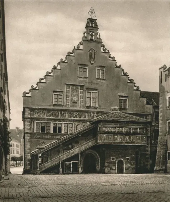 Framed Print : Lindau im Bodensee. Rathaus, 1931. Artist: Kurt Hielscher Framed Print : Lindau im Bodensee. Rathaus, 1931. Artist: Kurt Hielscher