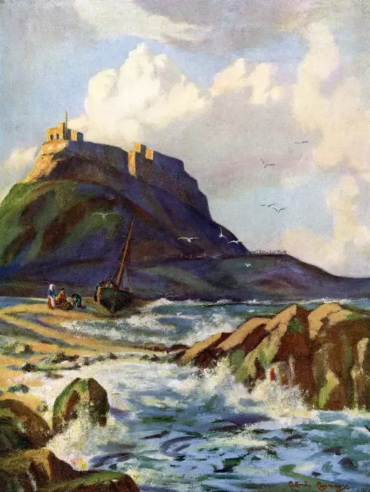 Framed Print : Lindisfarne, Northumberland, 1924-1926. Artist: Catharine Chamney
