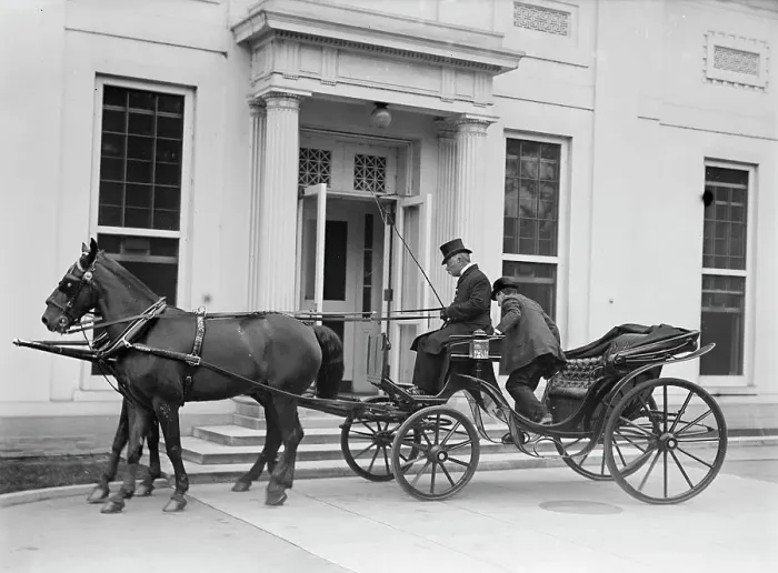 Framed Print : Lindley M. Garrison, Secretary of War, Getting Out of Carriage, 1913. Creator: Harris & Ewing. Lindley M. Garrison, Secretary of War, Getting Out of Carriage, 1913. Creator: Harris & Ewing Framed Print : Lindley M. Garrison, Secretary of War, Getting Out of Carriage, 1913. Creator: Harris & Ewing. Lindley M. Garrison, Secretary of War, Getting Out of Carriage, 1913. Creator: Harris & Ewing