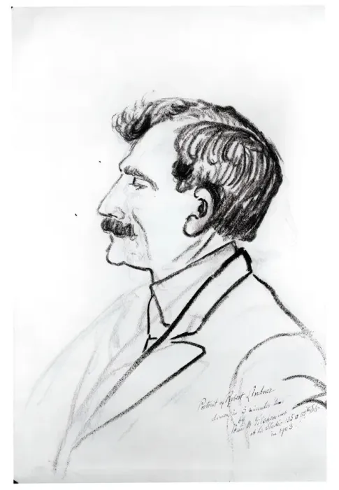 Framed Print : Lindner, Robert, Portrait Of, 1903. Creator: Louis Michel Eilshemius Framed Print : Lindner, Robert, Portrait Of, 1903. Creator: Louis Michel Eilshemius