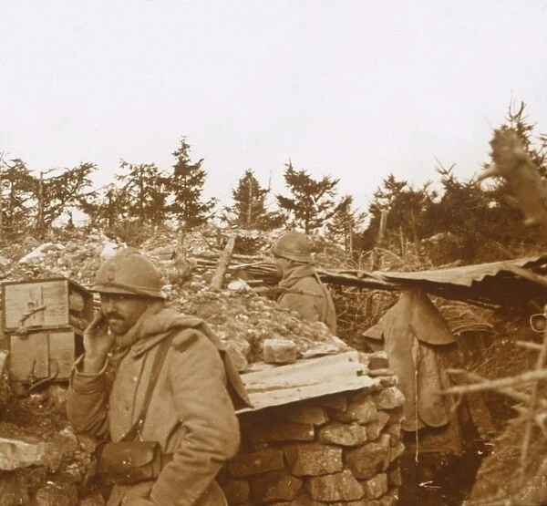 Front line, Verdun, northern France, 1916