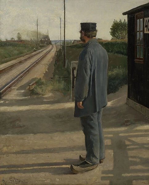 The Lineman, 1884. Creator: Laurits Andersen Ring