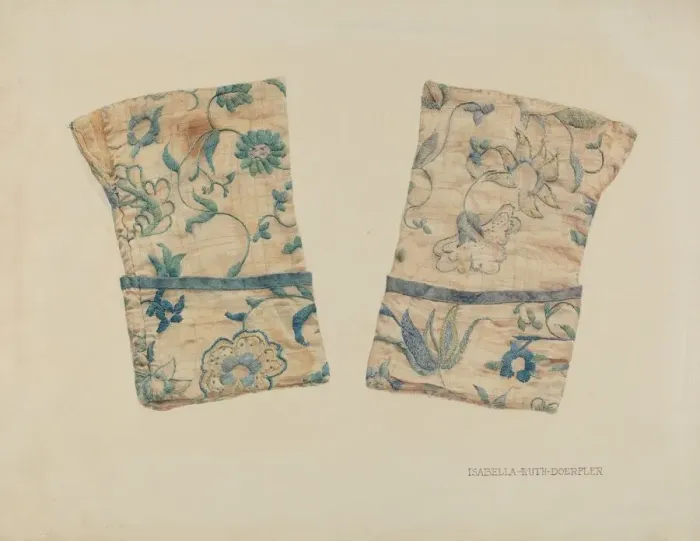 Framed Print : Linen Cuffs, 1935 / 1942. Creator: Isabella Ruth Doerfler Framed Print : Linen Cuffs, 1935 / 1942. Creator: Isabella Ruth Doerfler
