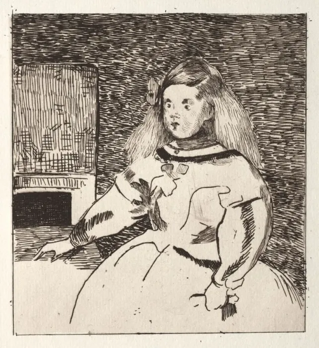 Framed Print : Linfante Marguerite. Creator: Edouard Manet (French, 1832-1883) Framed Print : Linfante Marguerite. Creator: Edouard Manet (French, 1832-1883)