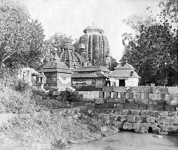 Lingaraj temple, Bhubaneswar, Orissa, India, 1905-1906. Artist: FL Peters