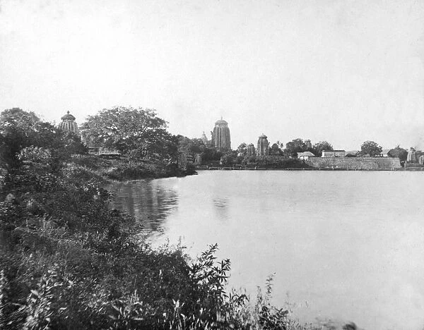 Lingaraj temples, Bhubaneswar, Orissa, India, 1905-1906. Artist: FL Peters