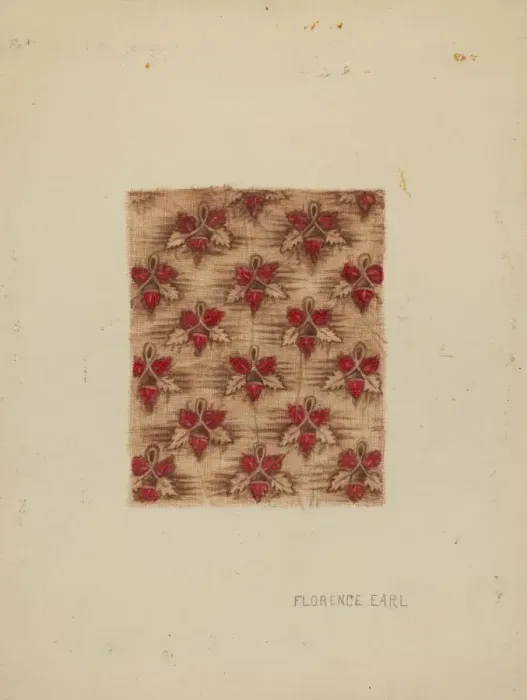 Framed Print : Lining of Babys Hood, c. 1937. Creator: Florence Earl