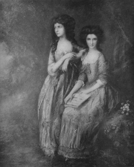 Framed Print : The Linley Sisters, afterwards Mrs. Tickell and Mrs. Sheridan, c1772, (1917). Artist: Thomas Gainsborough Framed Print : The Linley Sisters, afterwards Mrs. Tickell and Mrs. Sheridan, c1772, (1917). Artist: Thomas Gainsborough