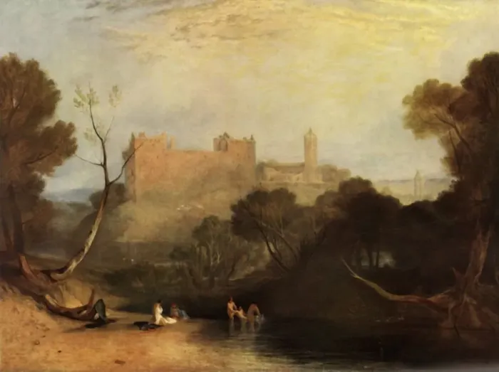 Framed Print : Linlithgow Palace, 1807, (1934). Creator: JMW Turner Framed Print : Linlithgow Palace, 1807, (1934). Creator: JMW Turner