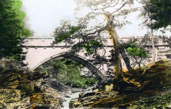 Framed Print : The Linn of Dee, Braemar, Aberdeenshire, 1926. Artist: Cavenders Ltd Framed Print : The Linn of Dee, Braemar, Aberdeenshire, 1926. Artist: Cavenders Ltd