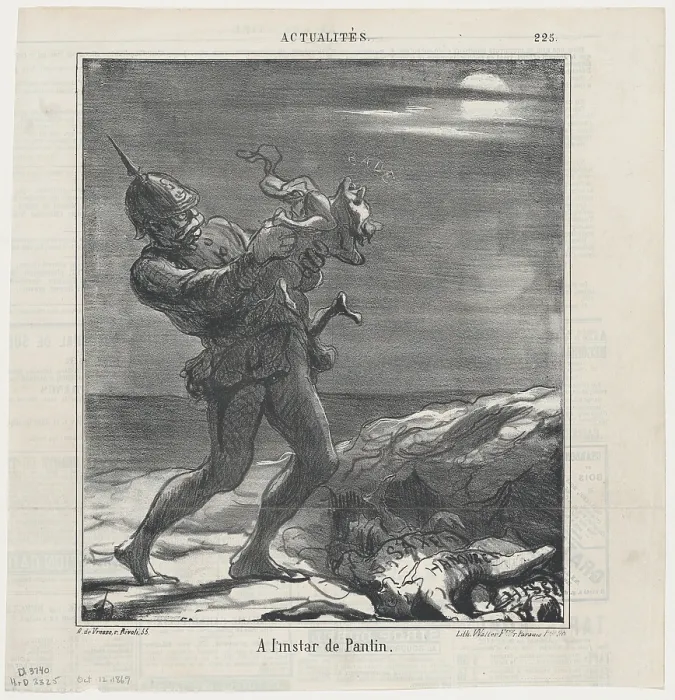 Framed Print : A l'instar de Pantin, 1869. Creator: Honore Daumier. A l'instar de Pantin, 1869. Creator: Honore Daumier Framed Print : A l'instar de Pantin, 1869. Creator: Honore Daumier. A l'instar de Pantin, 1869. Creator: Honore Daumier