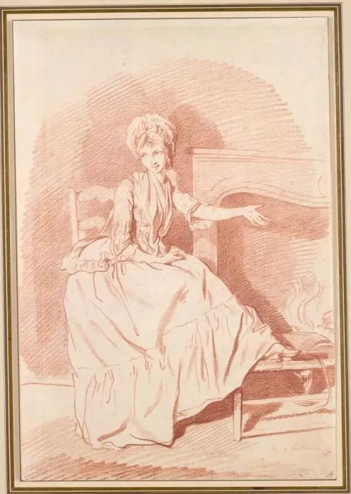 Framed Print : LInvite, 1775. Creator: Louis Rolland Trinquesse (French, ca. 1746-ca. 1800) Framed Print : LInvite, 1775. Creator: Louis Rolland Trinquesse (French, ca. 1746-ca. 1800)