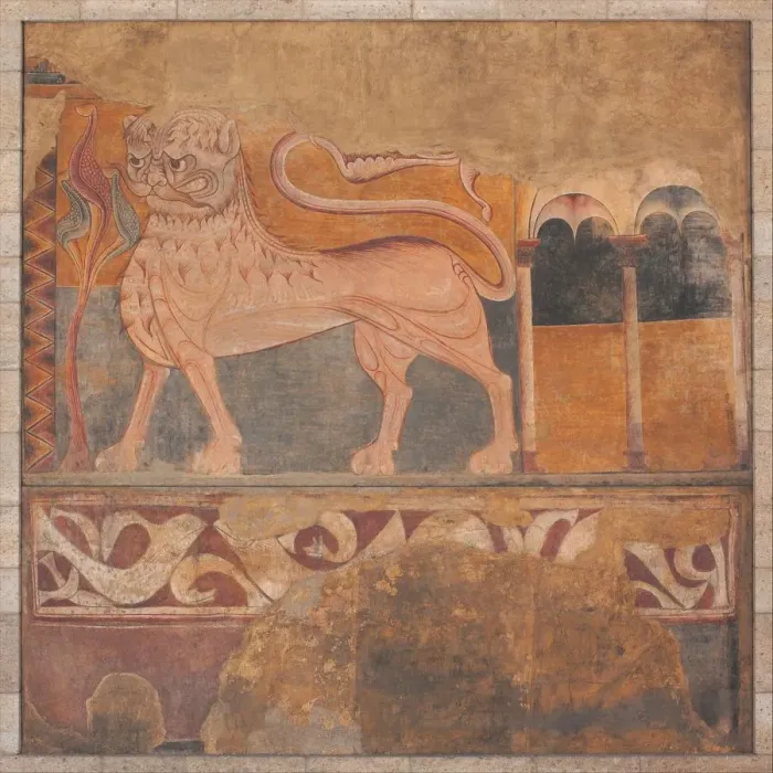 Framed Print : Lion, after 1200. Creator: Unknown Framed Print : Lion, after 1200. Creator: Unknown