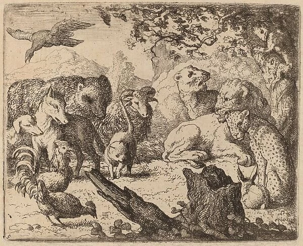 The Lion Announces a Peace, probably c. 1645  /  1656. Creator: Allart van Everdingen