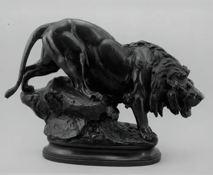 Framed Print : Lion, c. 1880. Creator: Rosa Bonheur Framed Print : Lion, c. 1880. Creator: Rosa Bonheur