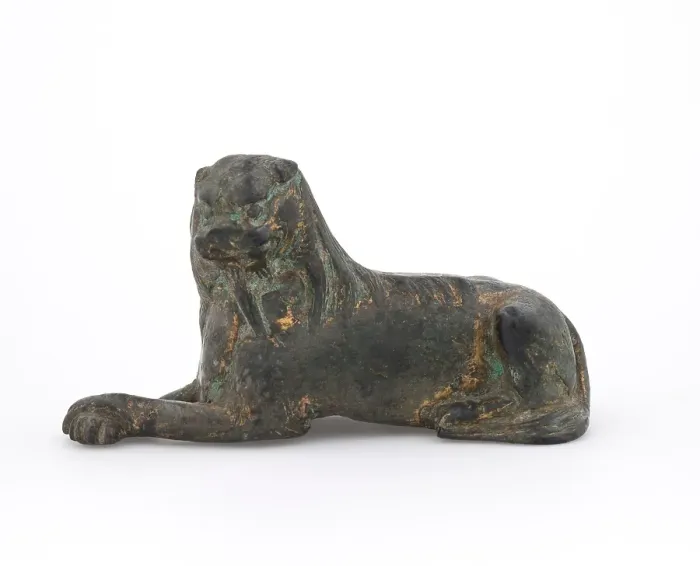 Framed Print : Lion figure, Tang dynasty. Creator: Unknown Framed Print : Lion figure, Tang dynasty. Creator: Unknown