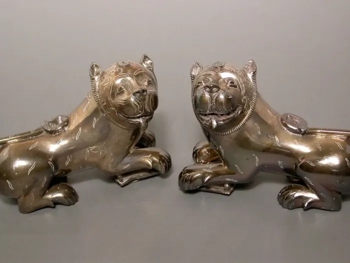 Framed Print : Lion Fittings for a Throne, 18th century. Creator: Unknown Framed Print : Lion Fittings for a Throne, 18th century. Creator: Unknown