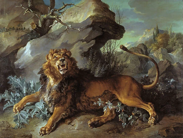 The Lion and the Fly, 1732. Creator: Jean-Baptiste Oudry