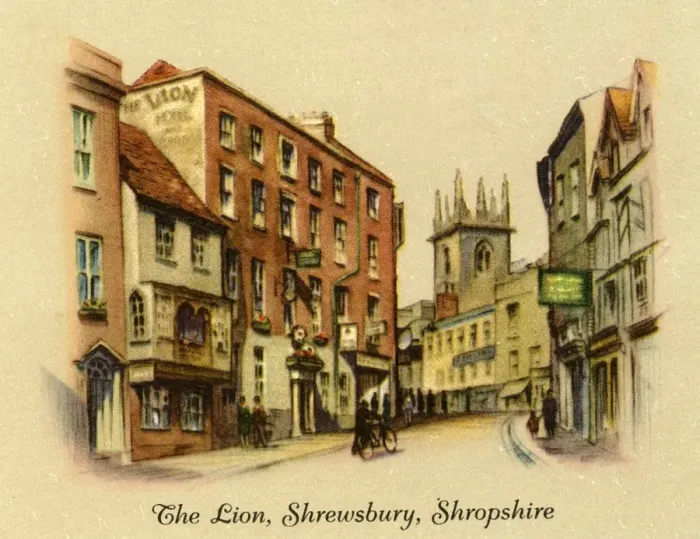 Framed Print : The Lion, Shrewsbury, Shropshire, 1936. Creator: Unknown Framed Print : The Lion, Shrewsbury, Shropshire, 1936. Creator: Unknown