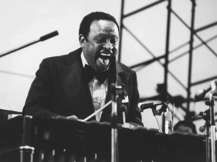 Framed Print : Lionel Hampton Big Band, Capital Radio Jazz Festival, Knebworth, Herts, 1982. Creator Framed Print : Lionel Hampton Big Band, Capital Radio Jazz Festival, Knebworth, Herts, 1982. Creator