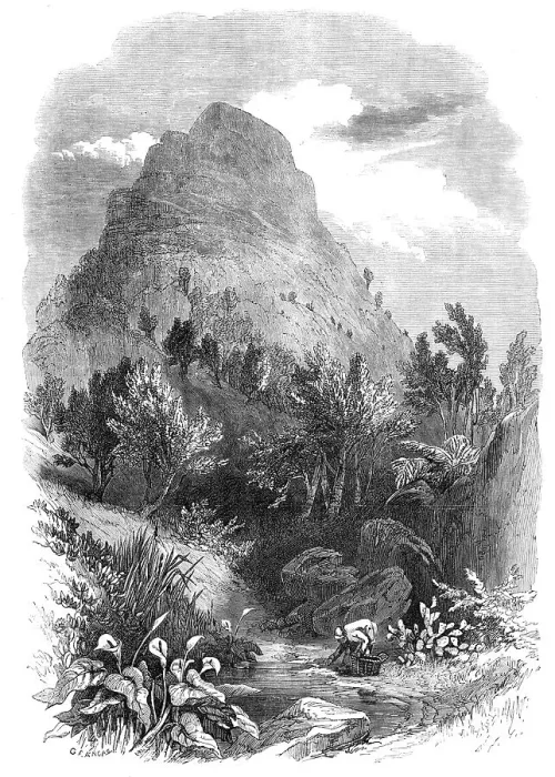 Framed Print : The Lion's Head Mountain, near Capetown, Cape of Good Hope, 1868. Creator: Unknown Framed Print : The Lion's Head Mountain, near Capetown, Cape of Good Hope, 1868. Creator: Unknown