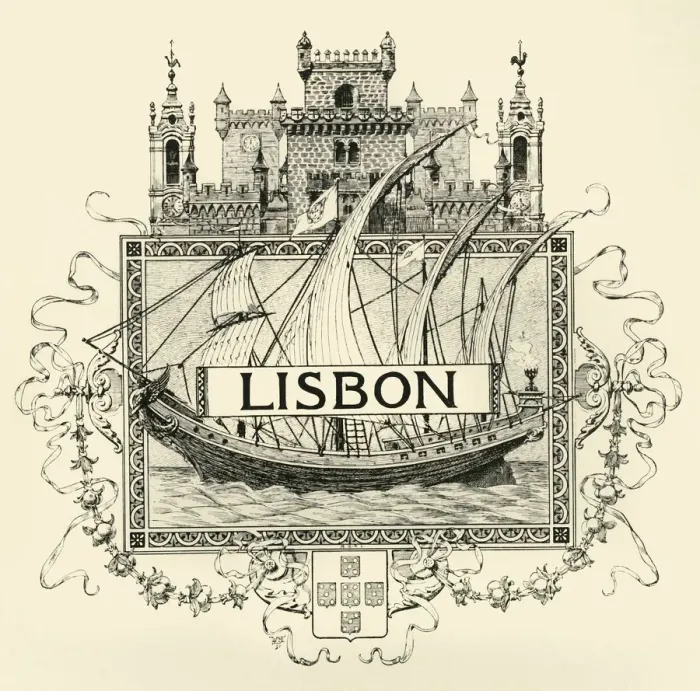 Framed Print : Lisbon, late 19th-early 20th century. Creator: Unknown Framed Print : Lisbon, late 19th-early 20th century. Creator: Unknown