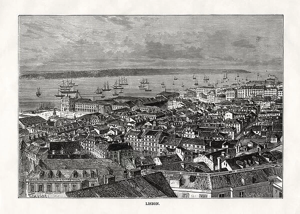 Lisbon, Portugal, 1879. Artist: Laplante