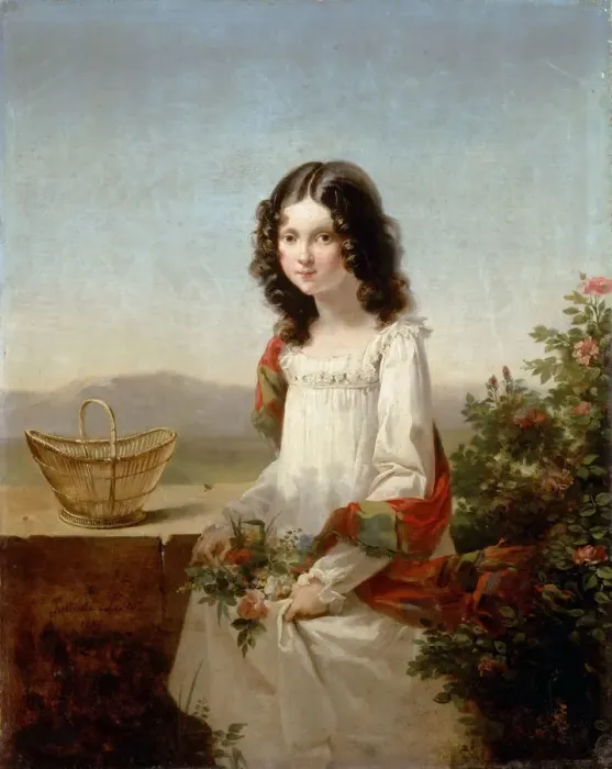 Framed Print : Lise Aubin de Fougerais, 1817 Framed Print : Lise Aubin de Fougerais, 1817