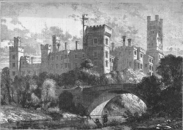 Framed Print : Lismore Castle, Ireland, c1850s. Artist: Orrin Smith Framed Print : Lismore Castle, Ireland, c1850s. Artist: Orrin Smith