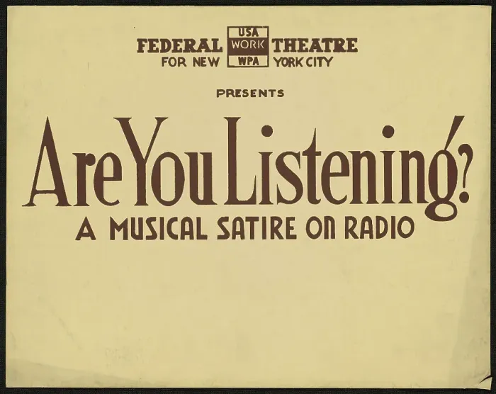 Framed Print : Are You Listening, New York, 1938. Creator: Unknown Framed Print : Are You Listening, New York, 1938. Creator: Unknown