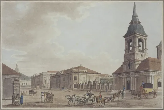 Framed Print : Liteyny Avenue in St. Petersburg, 1790. Artist: Malton, Thomas, the Elder (1726?1801) Framed Print : Liteyny Avenue in St. Petersburg, 1790. Artist: Malton, Thomas, the Elder (1726?1801)