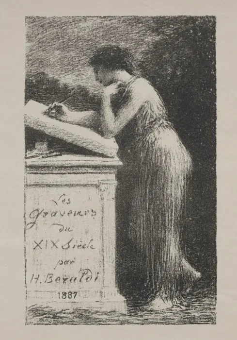 Framed Print : The Lithograph, 1887. Creator: Henri Fantin-Latour (French, 1836-1904) Framed Print : The Lithograph, 1887. Creator: Henri Fantin-Latour (French, 1836-1904)