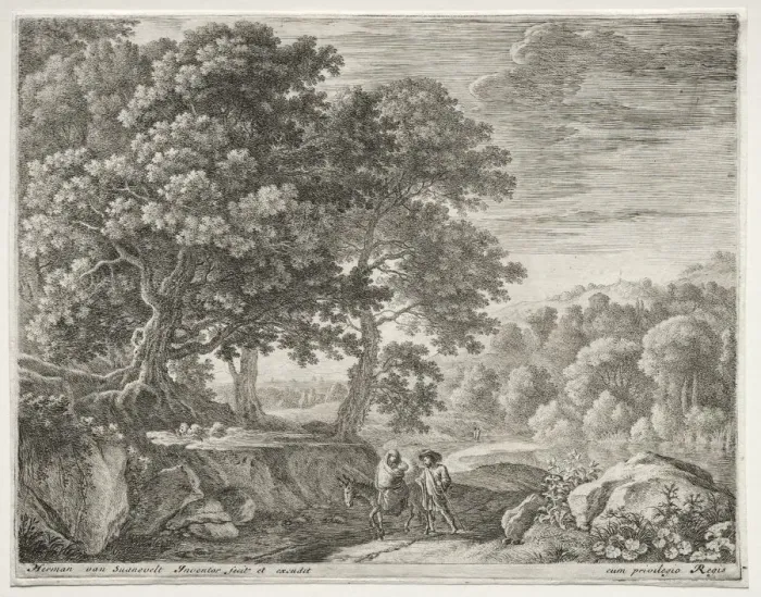 Framed Print : The Little Angels on the Hill, c. 1652-1654. Creator: Herman van Swanevelt (Dutch, c Framed Print : The Little Angels on the Hill, c. 1652-1654. Creator: Herman van Swanevelt (Dutch, c
