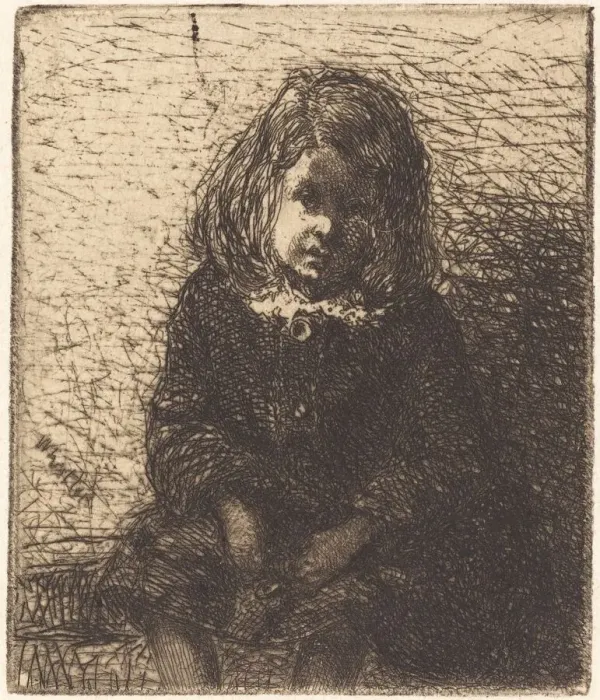 Framed Print : Little Arthur, c. 1857 / 1858. Creator: James Abbott McNeill Whistler Framed Print : Little Arthur, c. 1857 / 1858. Creator: James Abbott McNeill Whistler