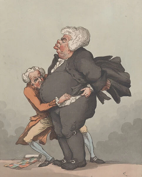 A Little Bigger, May 18, 1791. May 18, 1791. Creator: Thomas Rowlandson
