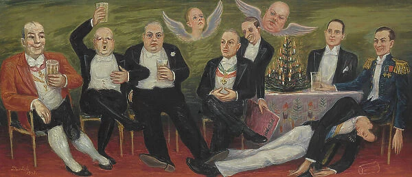 Little Christmas Eve Club, 1933. Creator: Nils Dardel