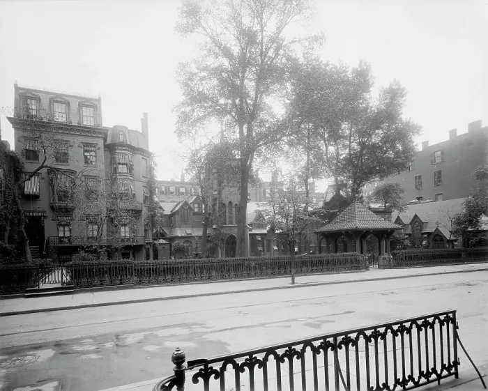 Framed Print : The Little Church around the Corner (Protestant Episcopal Church of the...), N.Y. c1895-1910. Creator: Unknown Framed Print : The Little Church around the Corner (Protestant Episcopal Church of the...), N.Y. c1895-1910. Creator: Unknown