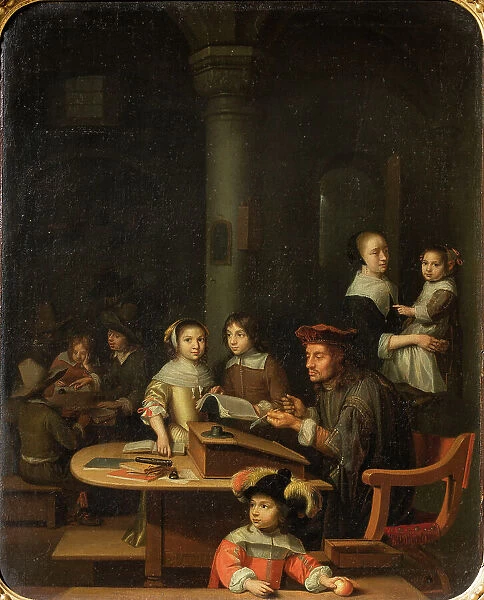 The little class, End of 17th cen.. Creator: Verelst, Simon Pietersz. (1644-ca 1721)